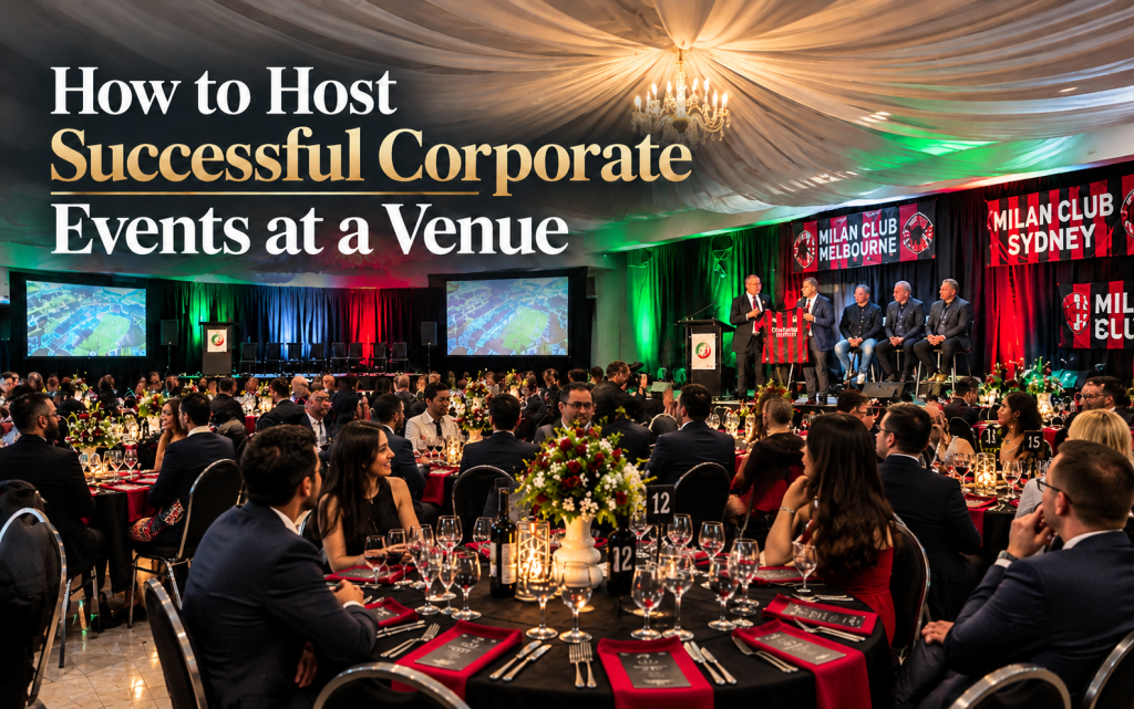 host your corporate event