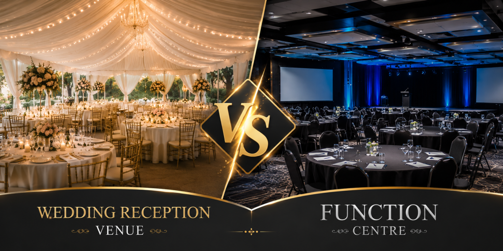 Wedding Reception Venue vs Function Centre